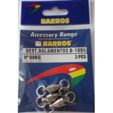 Destorcedores Rolamentos Barros B-1804 Nº80Kg 3Pcs